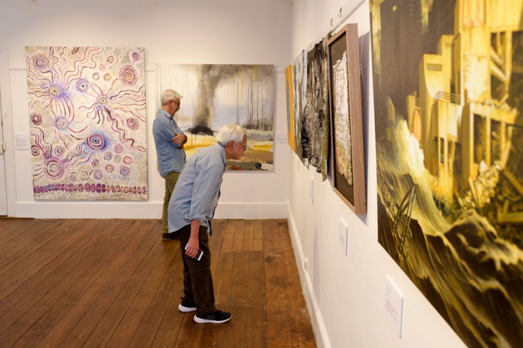 The Heysen Prize for Landscape 2020 announced at the Hahndorf Academy , Pic Ben Searcy 12/12/2020